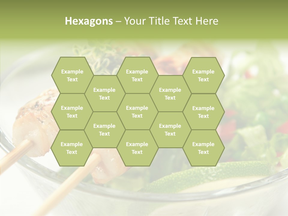 Fresh Salad Grilled PowerPoint Template