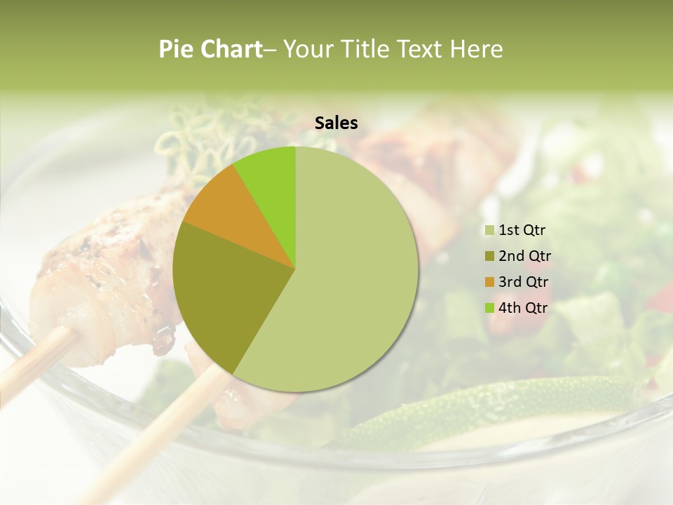 Fresh Salad Grilled PowerPoint Template
