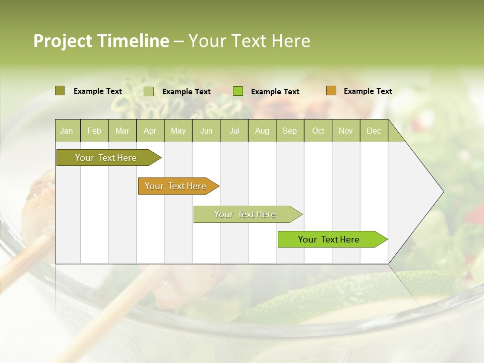 Fresh Salad Grilled PowerPoint Template