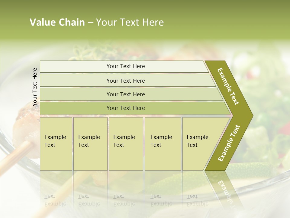Fresh Salad Grilled PowerPoint Template