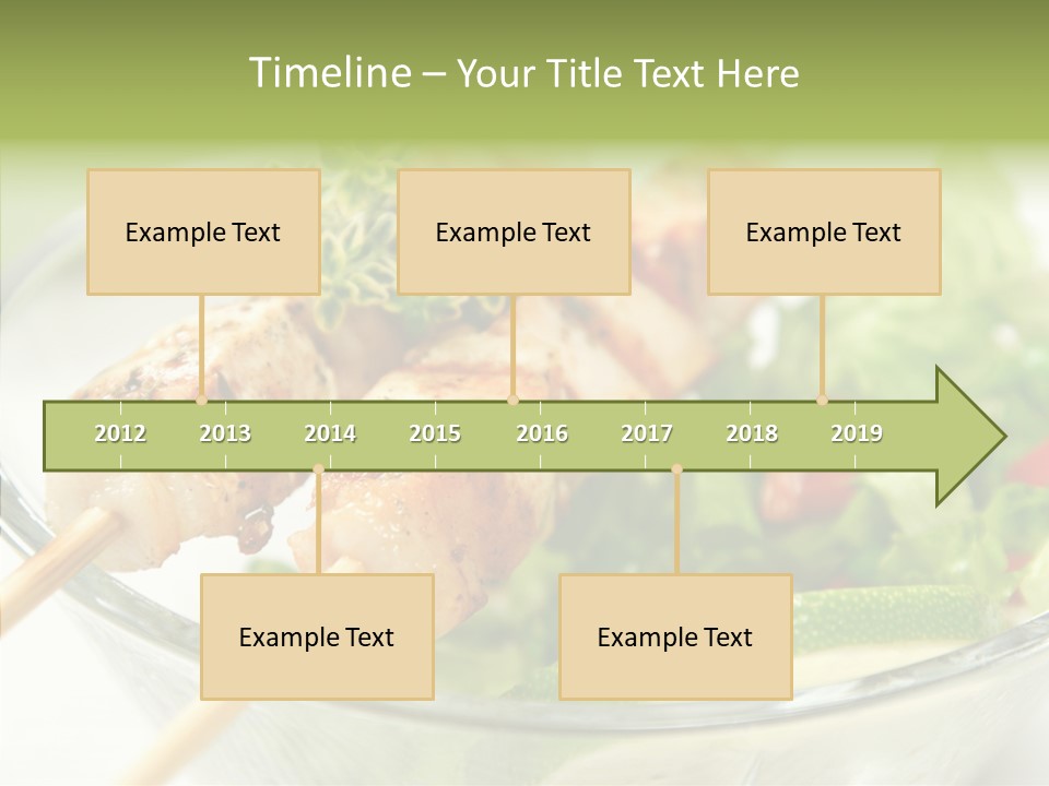 Fresh Salad Grilled PowerPoint Template
