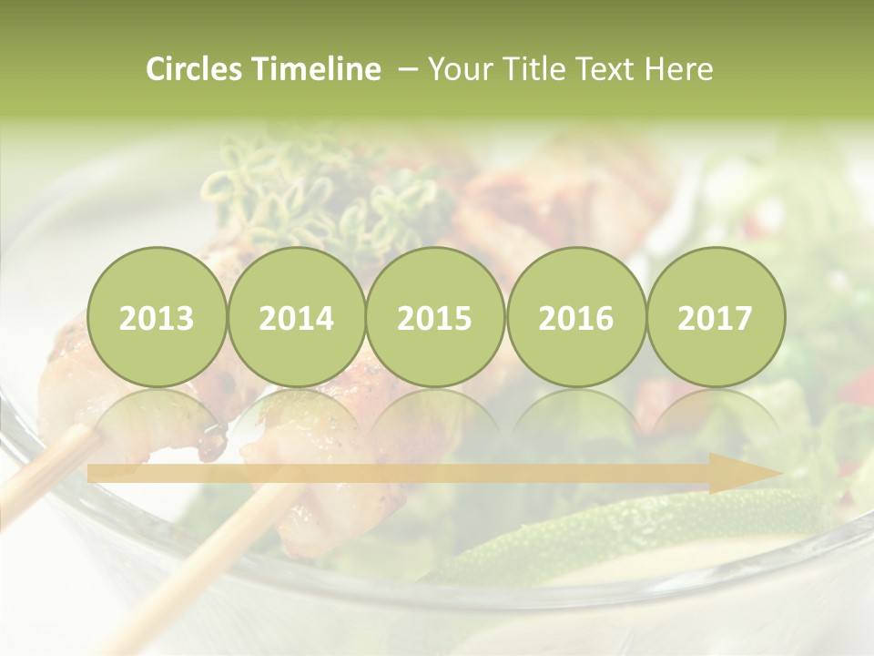 Fresh Salad Grilled PowerPoint Template