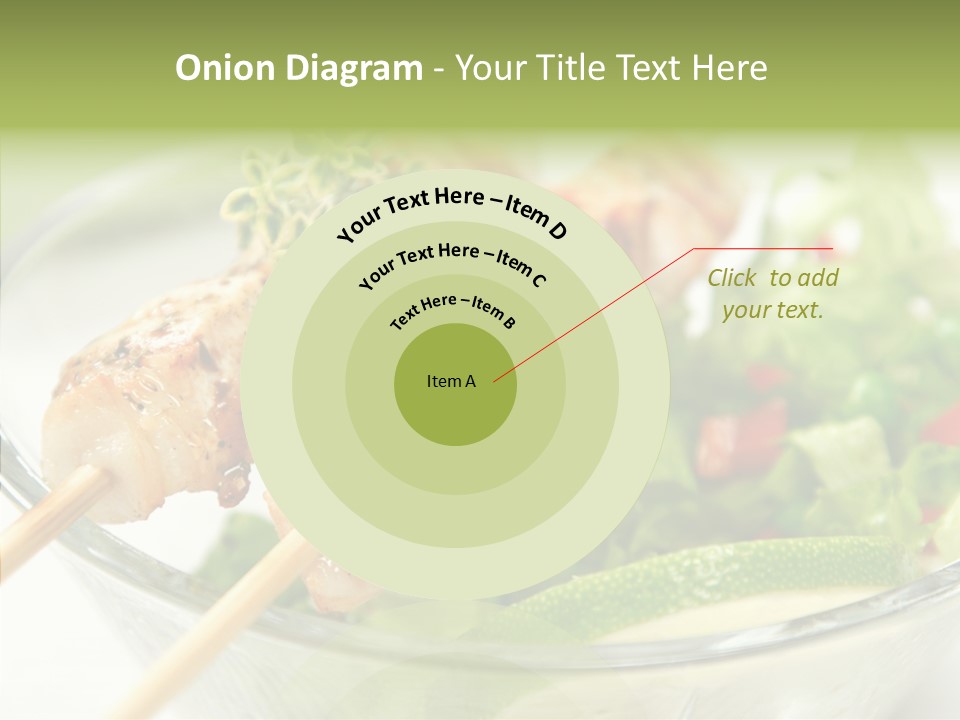 Fresh Salad Grilled PowerPoint Template