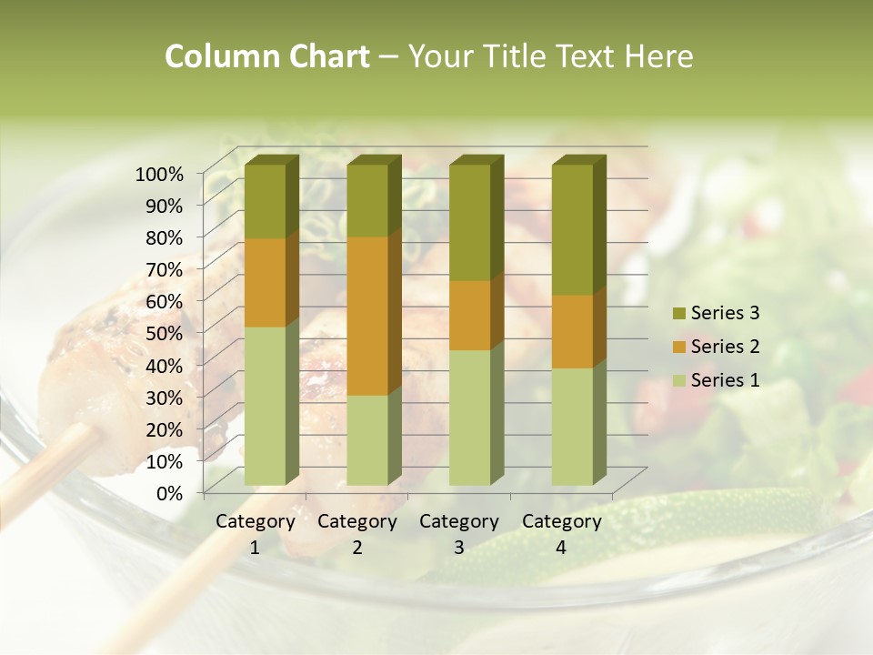 Fresh Salad Grilled PowerPoint Template