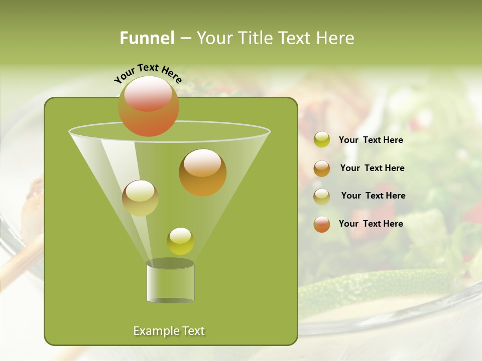 Fresh Salad Grilled PowerPoint Template