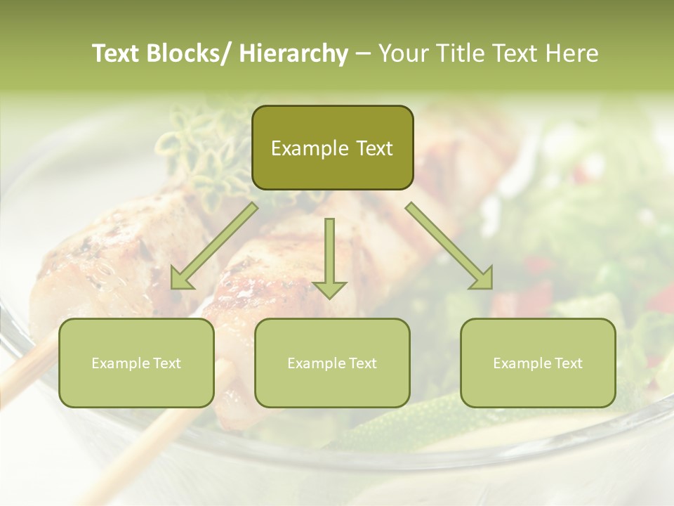 Fresh Salad Grilled PowerPoint Template