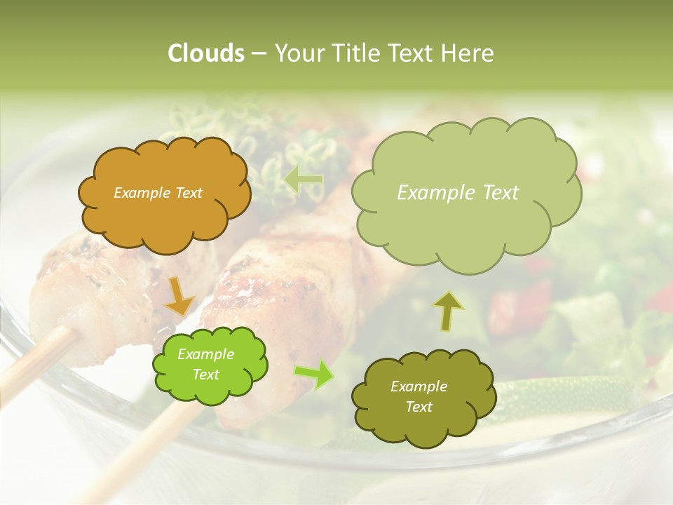 Fresh Salad Grilled PowerPoint Template