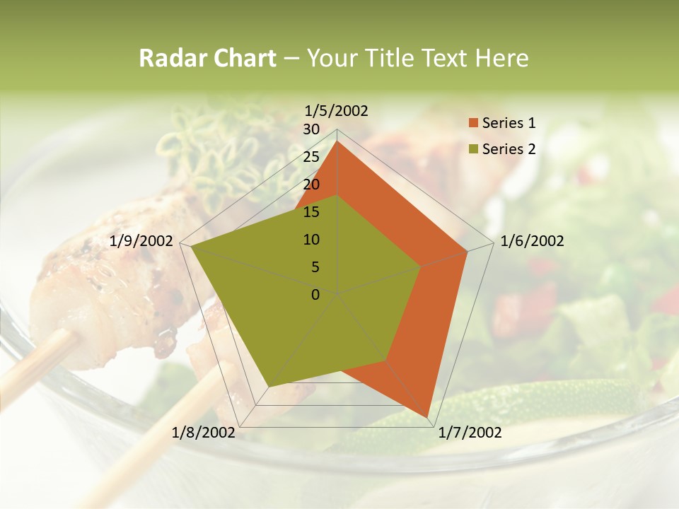 Fresh Salad Grilled PowerPoint Template