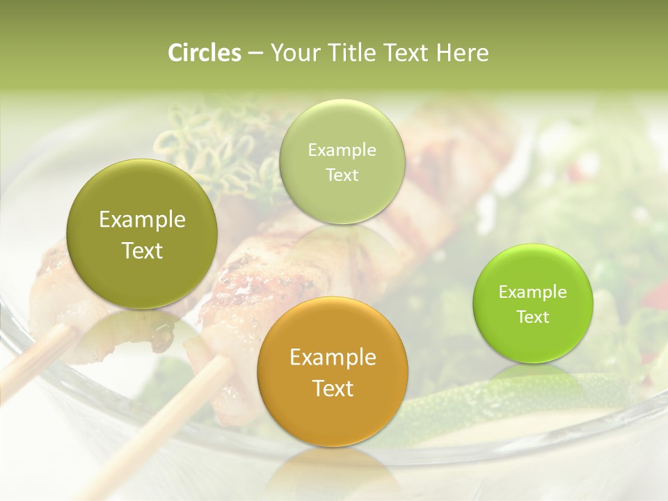 Fresh Salad Grilled PowerPoint Template