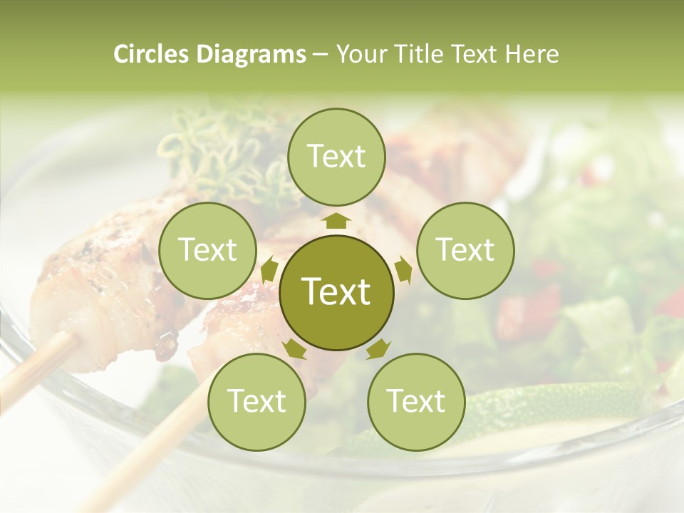 Fresh Salad Grilled PowerPoint Template