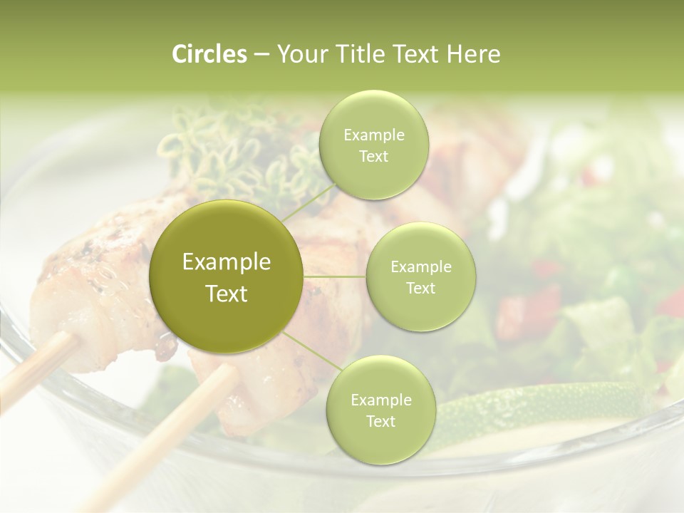 Fresh Salad Grilled PowerPoint Template