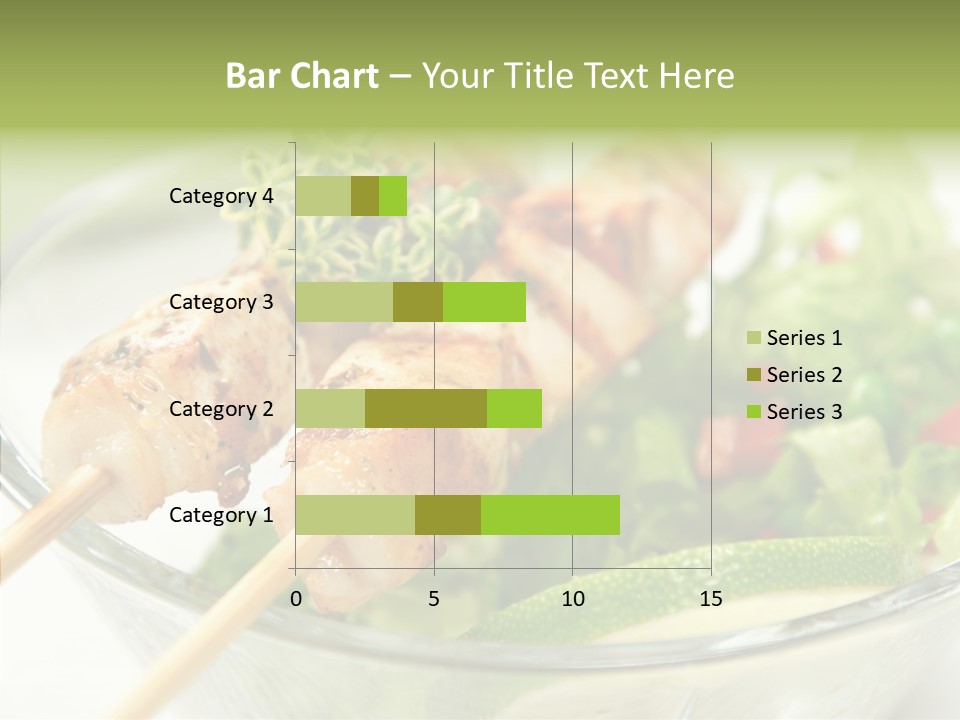Fresh Salad Grilled PowerPoint Template