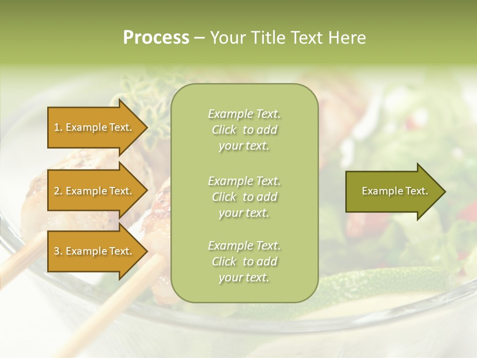 Fresh Salad Grilled PowerPoint Template