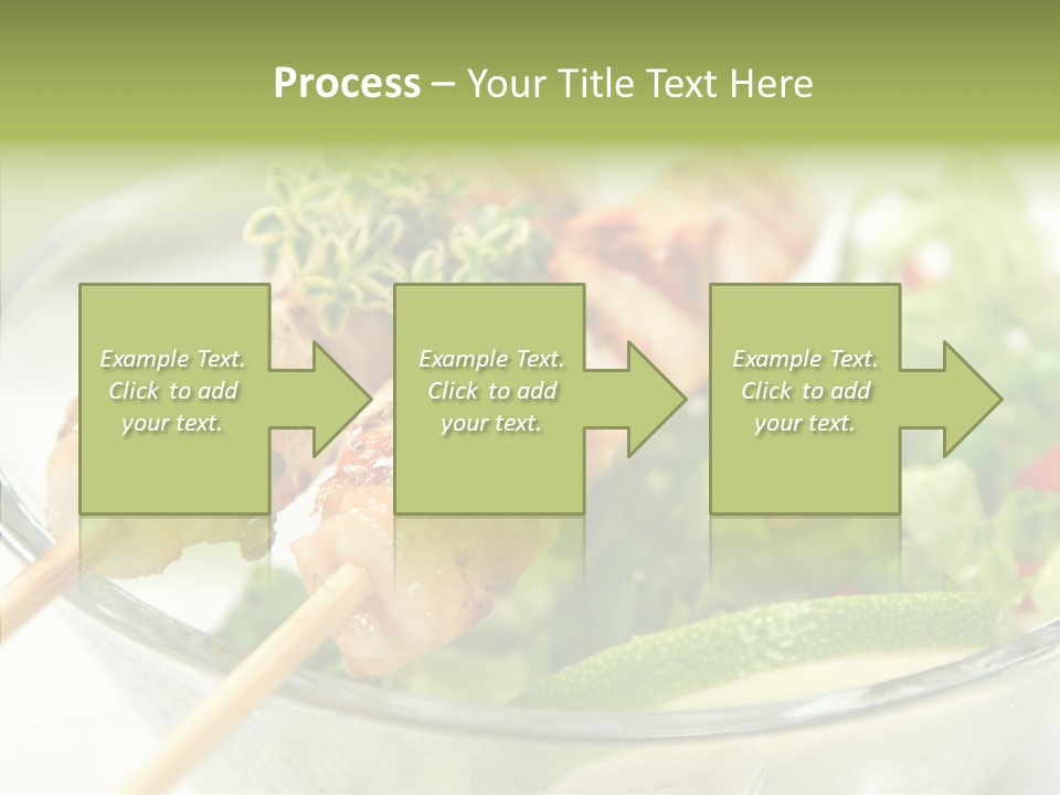 Fresh Salad Grilled PowerPoint Template