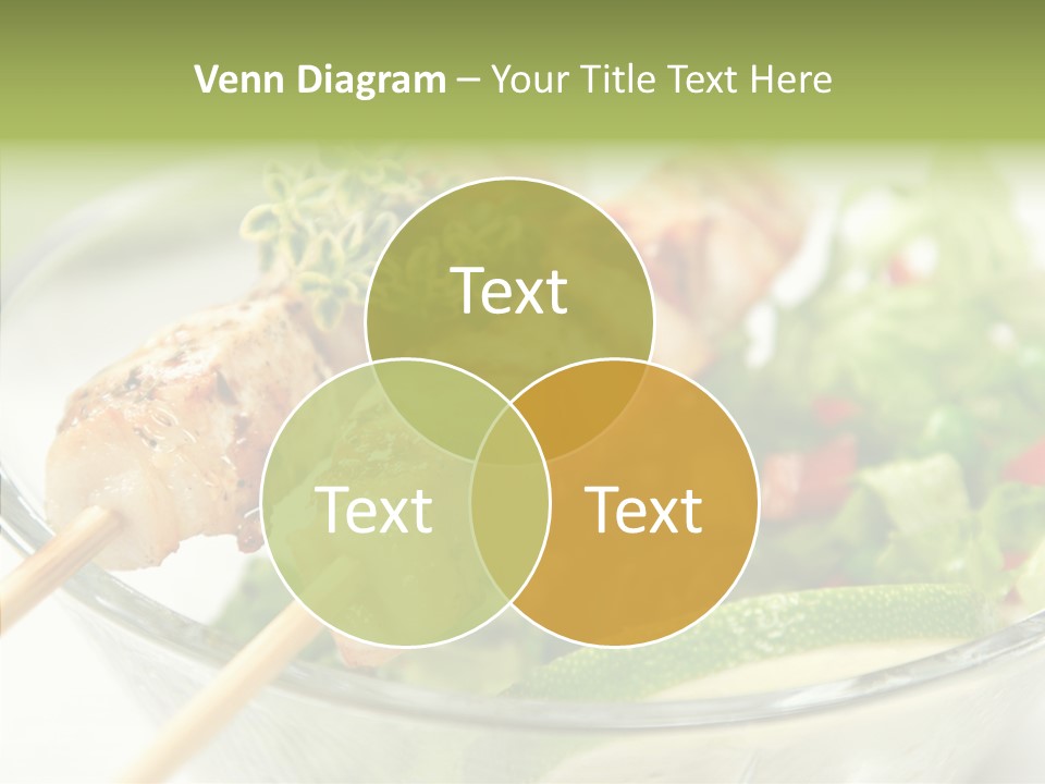 Fresh Salad Grilled PowerPoint Template