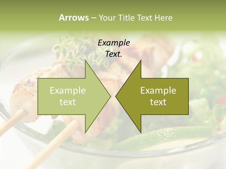 Fresh Salad Grilled PowerPoint Template