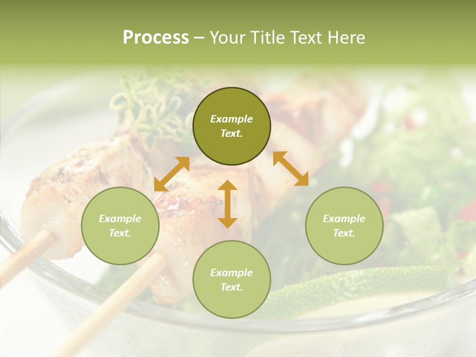 Fresh Salad Grilled PowerPoint Template