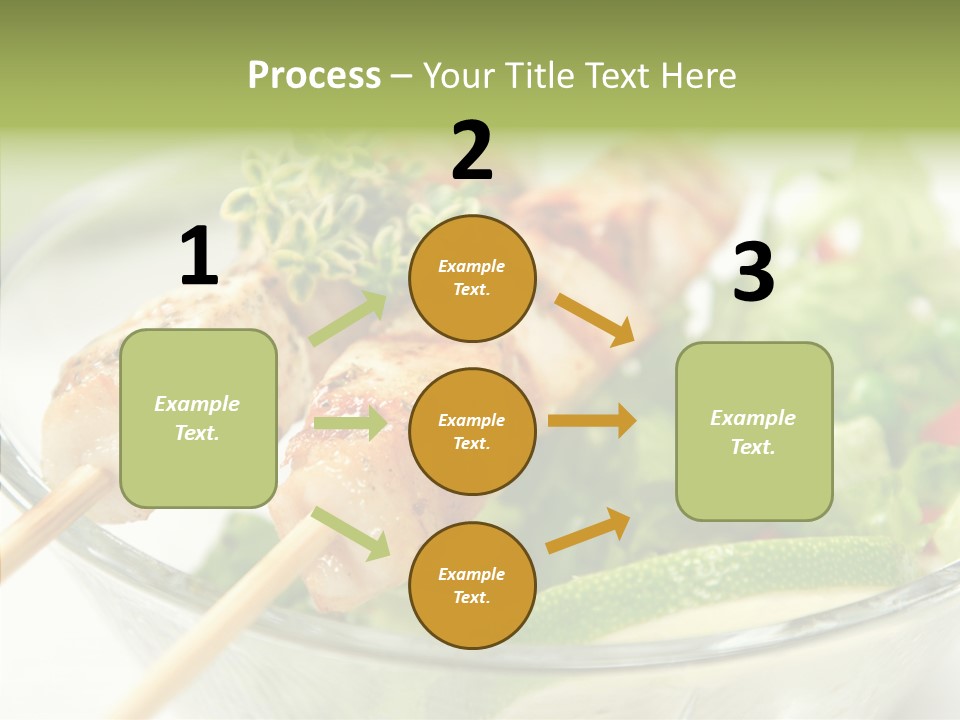 Fresh Salad Grilled PowerPoint Template