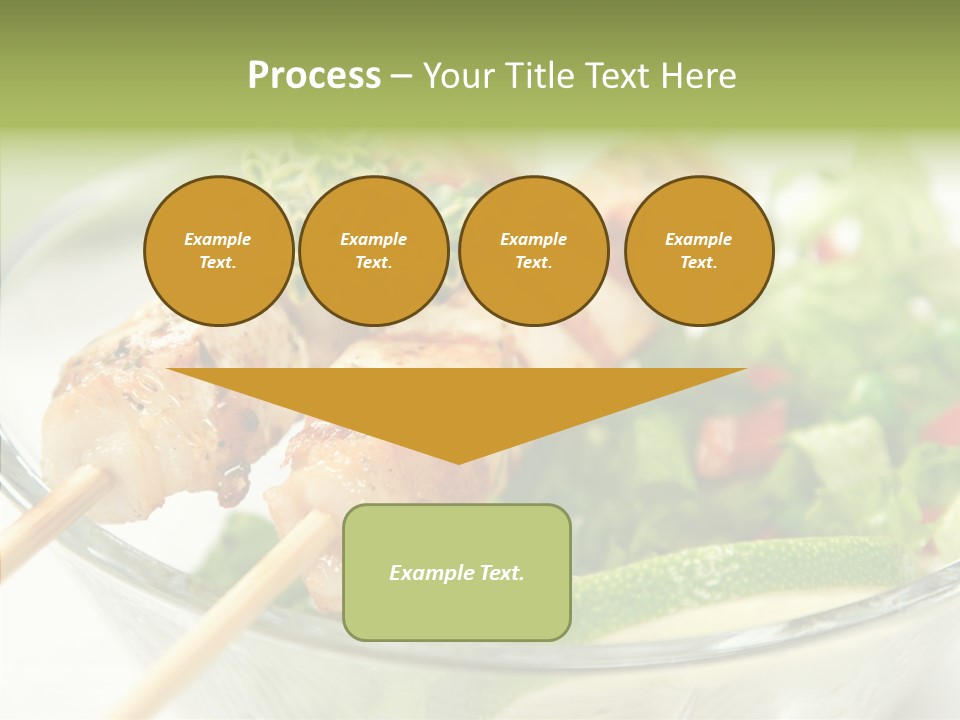 Fresh Salad Grilled PowerPoint Template