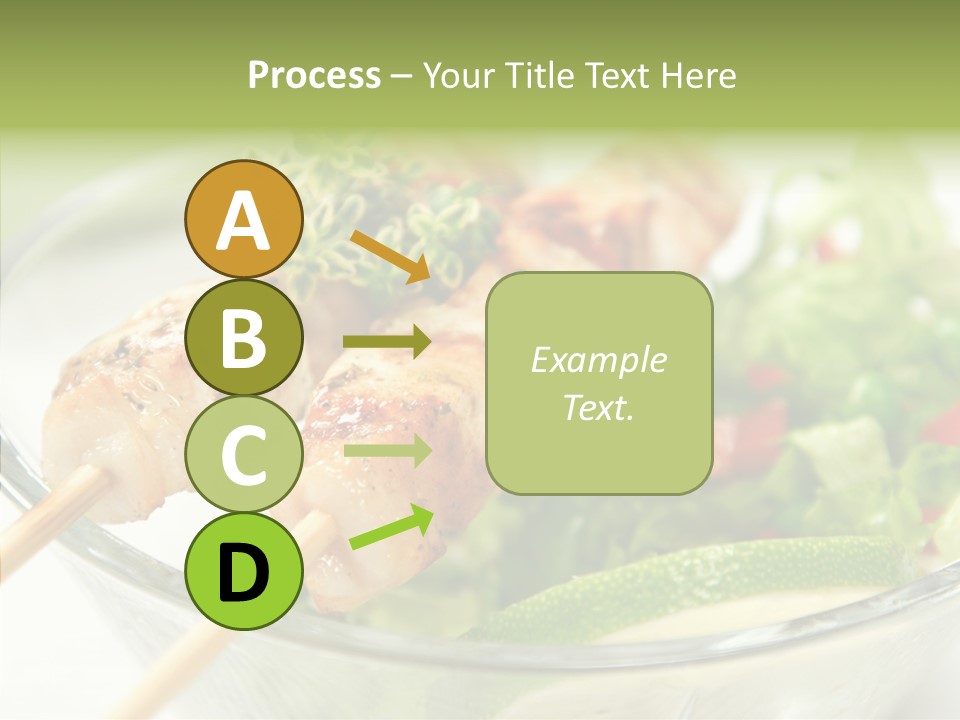 Fresh Salad Grilled PowerPoint Template