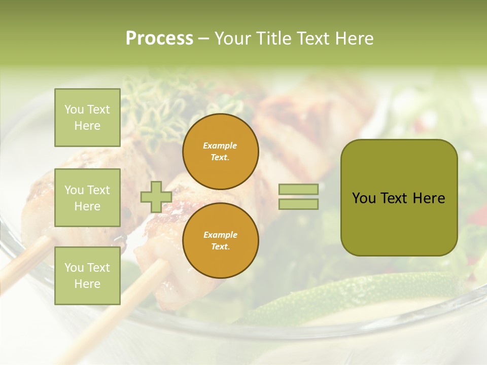 Fresh Salad Grilled PowerPoint Template