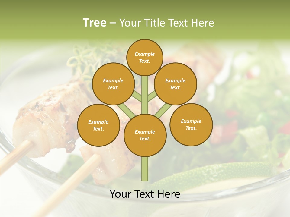Fresh Salad Grilled PowerPoint Template