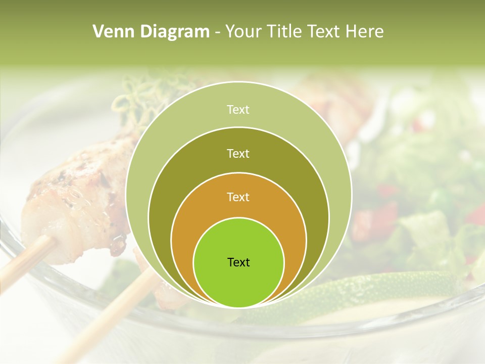 Fresh Salad Grilled PowerPoint Template