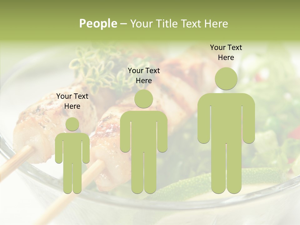 Fresh Salad Grilled PowerPoint Template