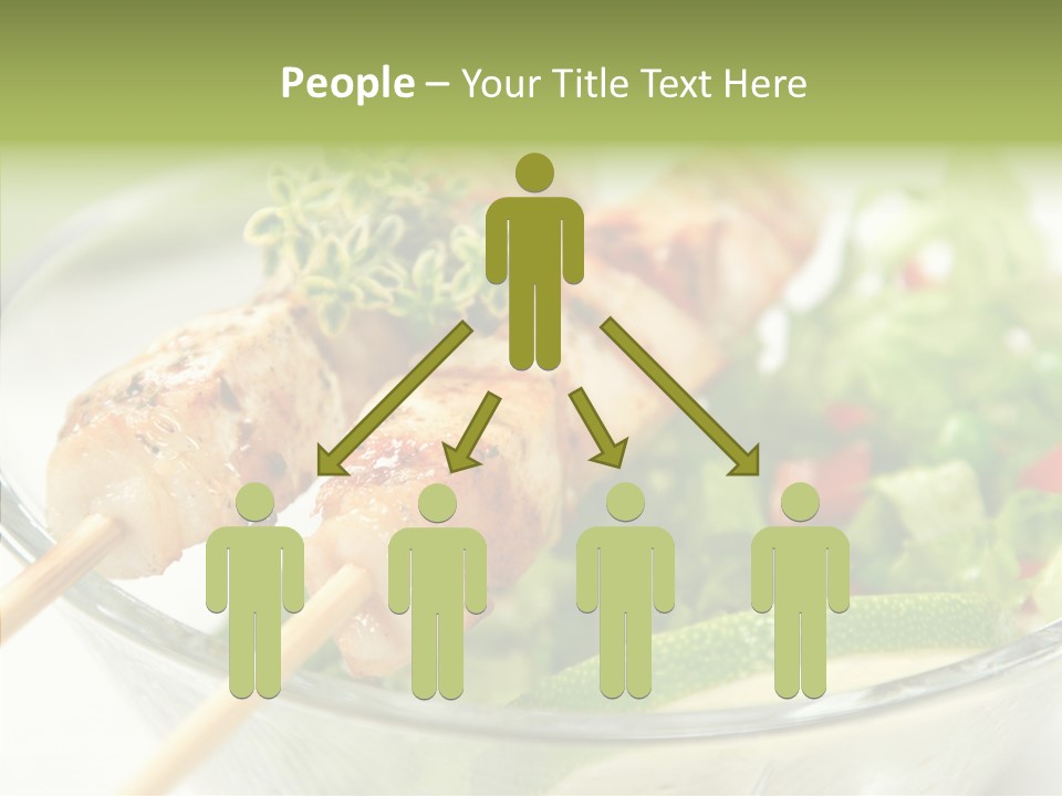 Fresh Salad Grilled PowerPoint Template
