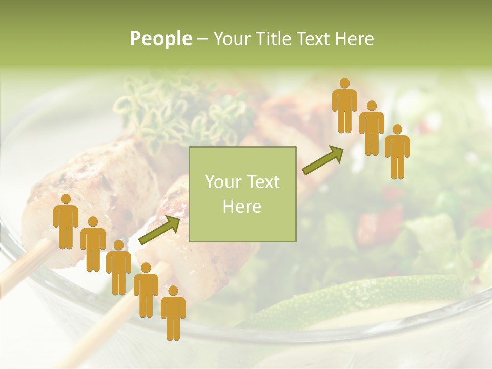 Fresh Salad Grilled PowerPoint Template