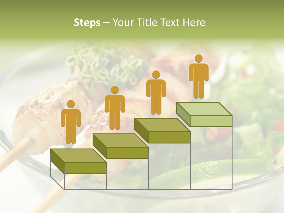 Fresh Salad Grilled PowerPoint Template