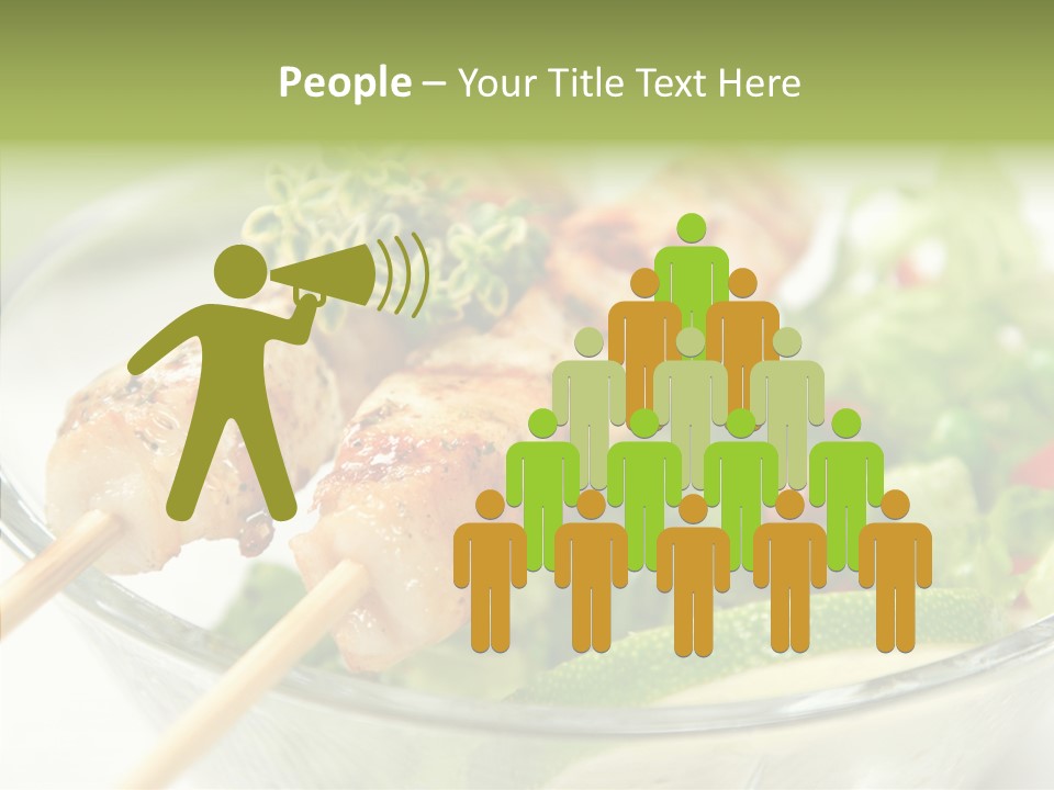 Fresh Salad Grilled PowerPoint Template