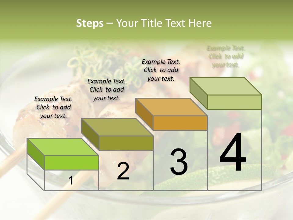Fresh Salad Grilled PowerPoint Template