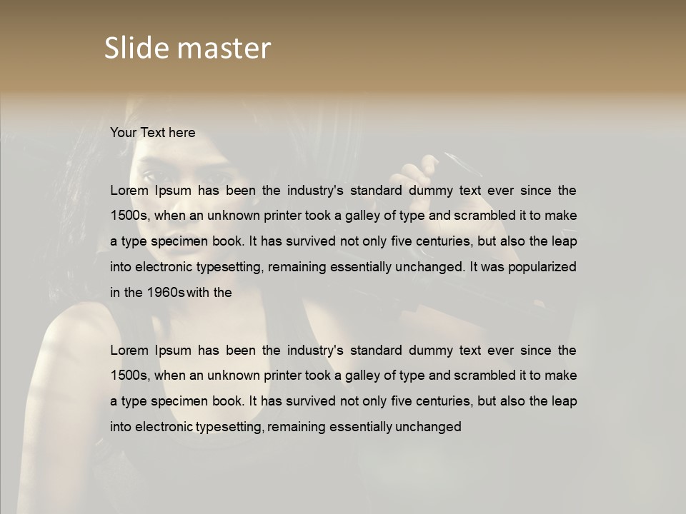 Killer Professional Sensual PowerPoint Template