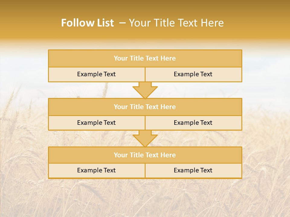 Crop Bread Natural PowerPoint Template