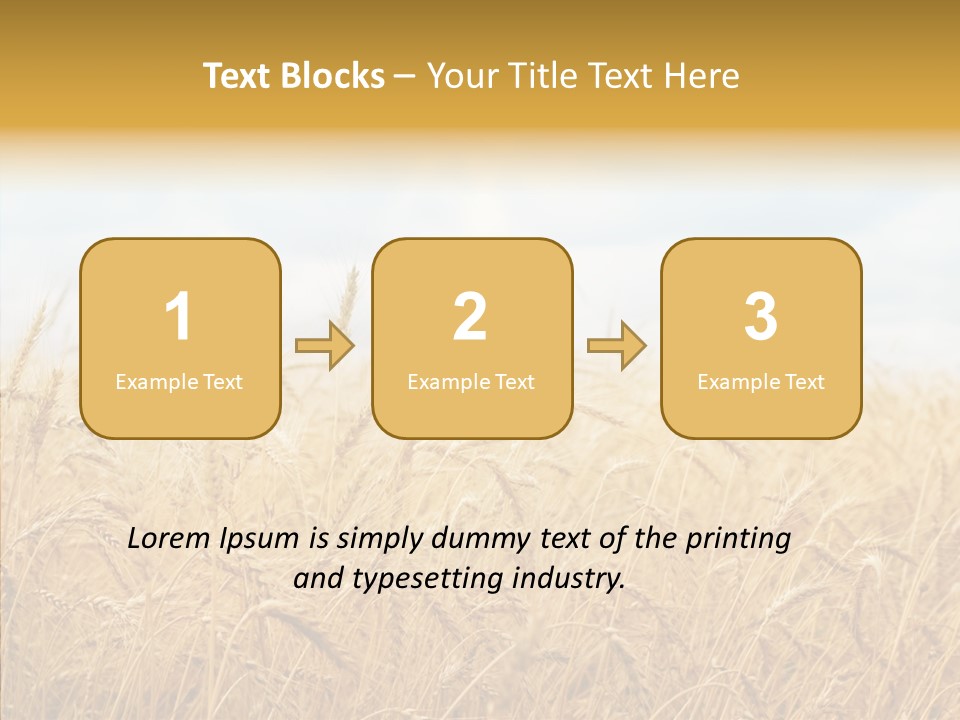 Crop Bread Natural PowerPoint Template