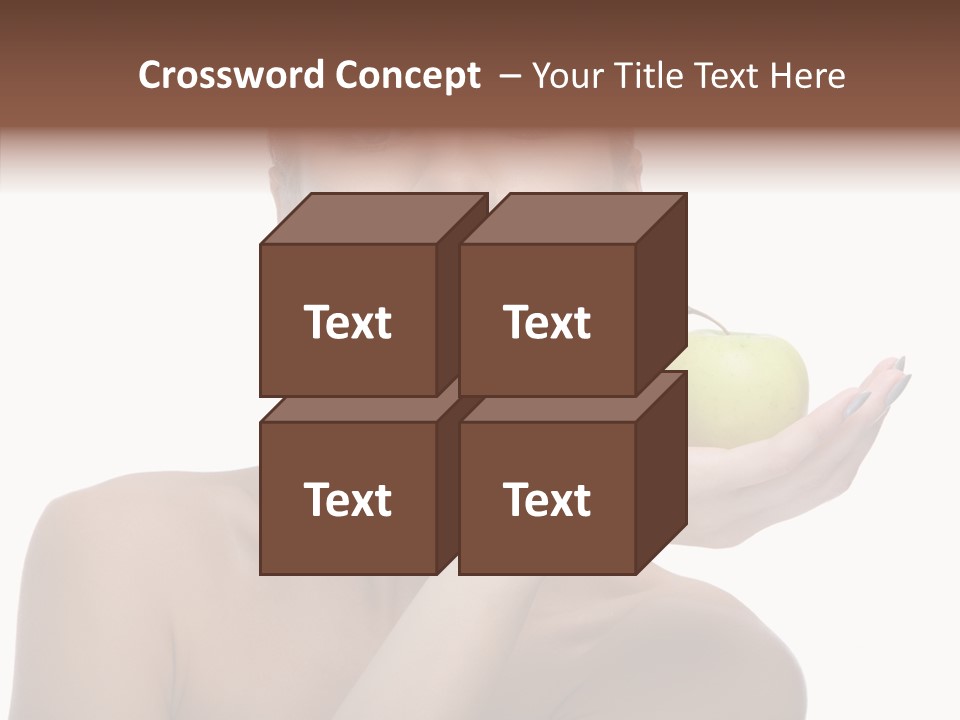 Hair Apple Blue PowerPoint Template