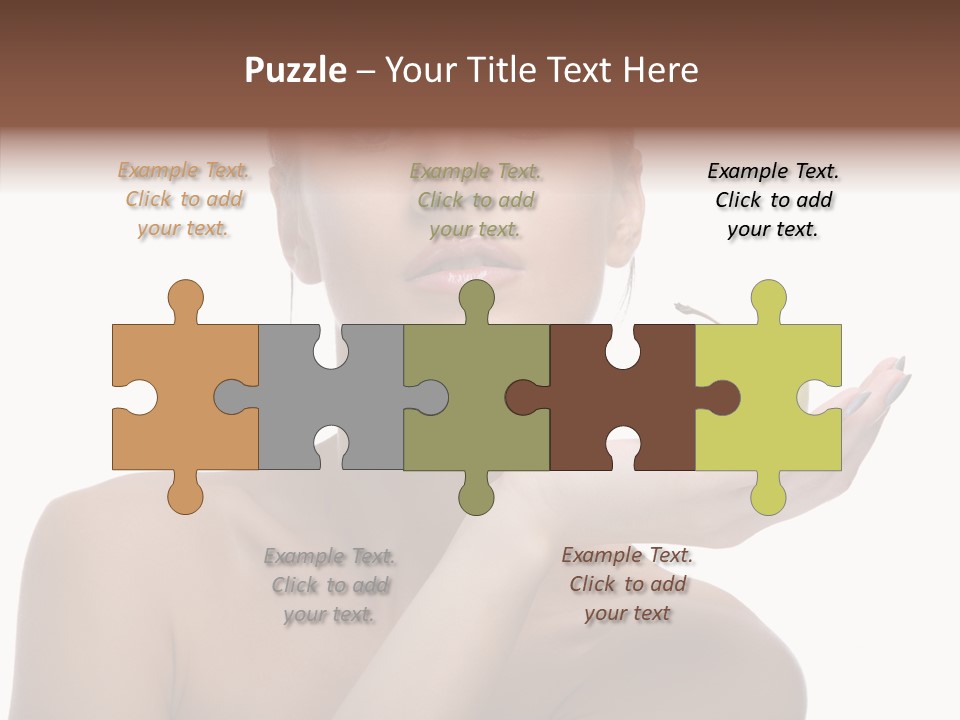 Hair Apple Blue PowerPoint Template