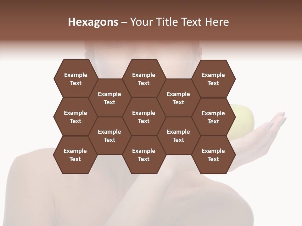 Hair Apple Blue PowerPoint Template