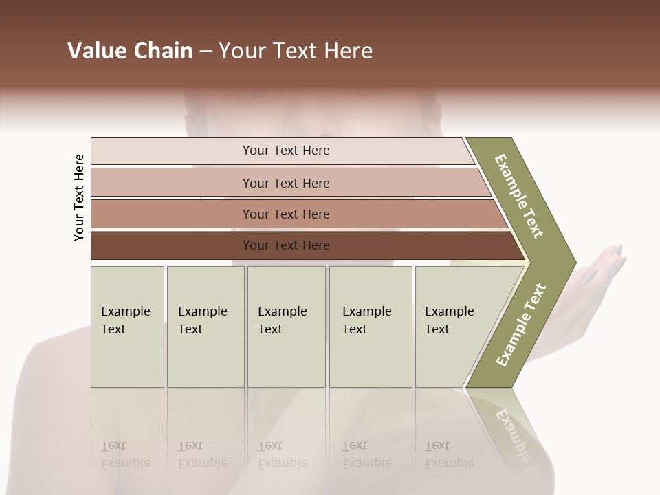 Hair Apple Blue PowerPoint Template