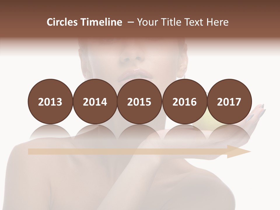 Hair Apple Blue PowerPoint Template