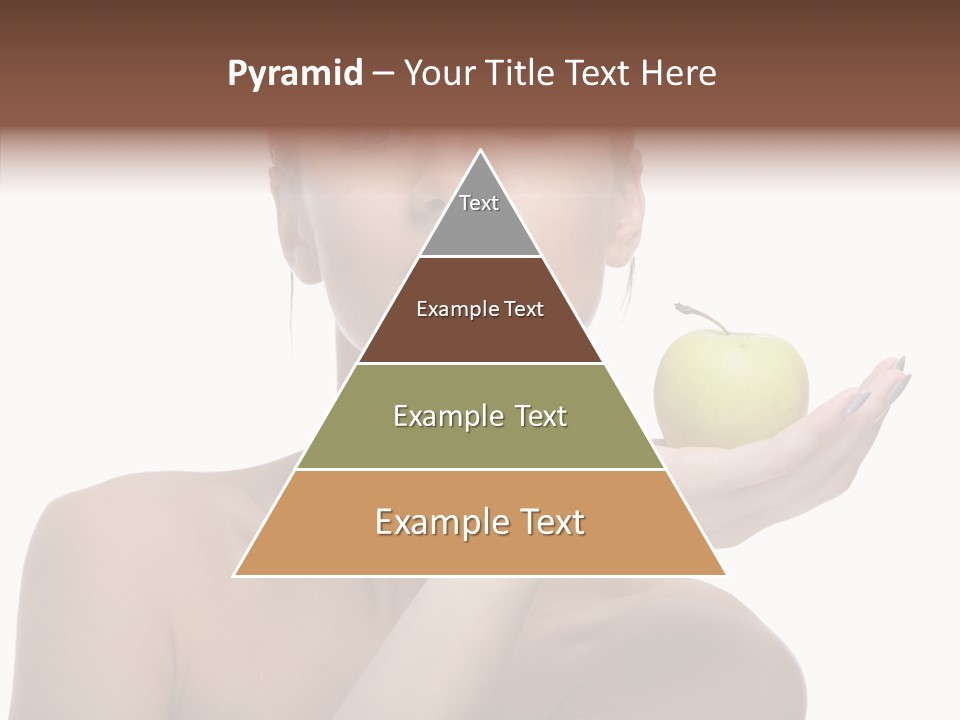 Hair Apple Blue PowerPoint Template