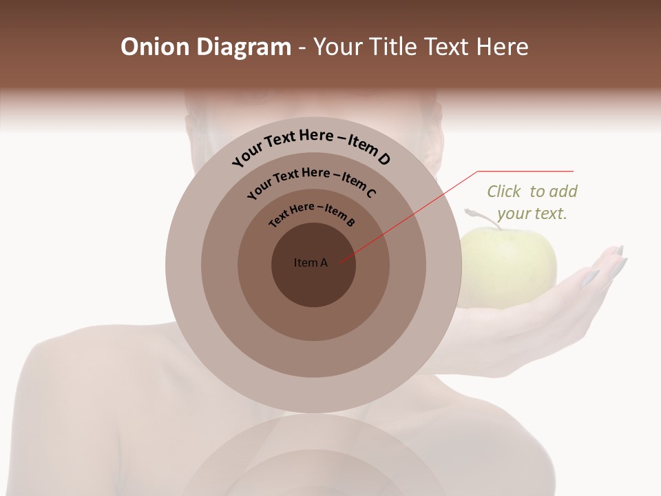 Hair Apple Blue PowerPoint Template