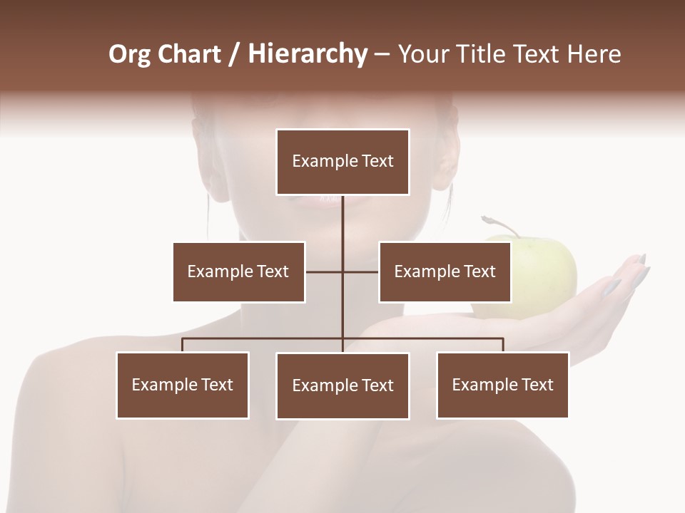 Hair Apple Blue PowerPoint Template