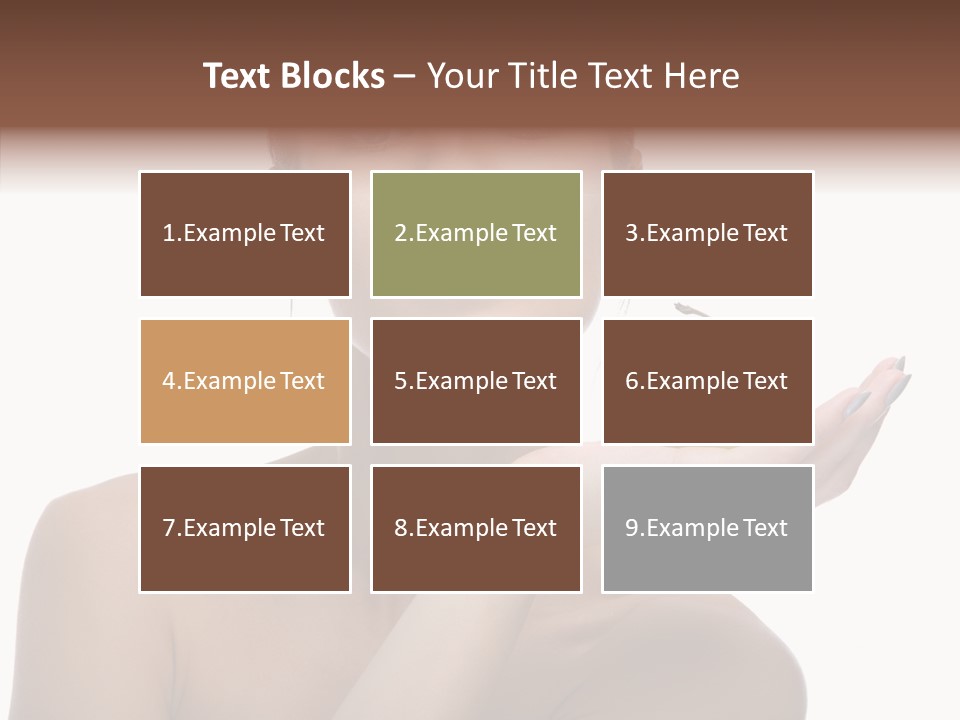 Hair Apple Blue PowerPoint Template