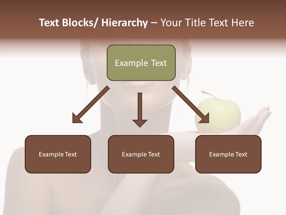 Hair Apple Blue PowerPoint Template