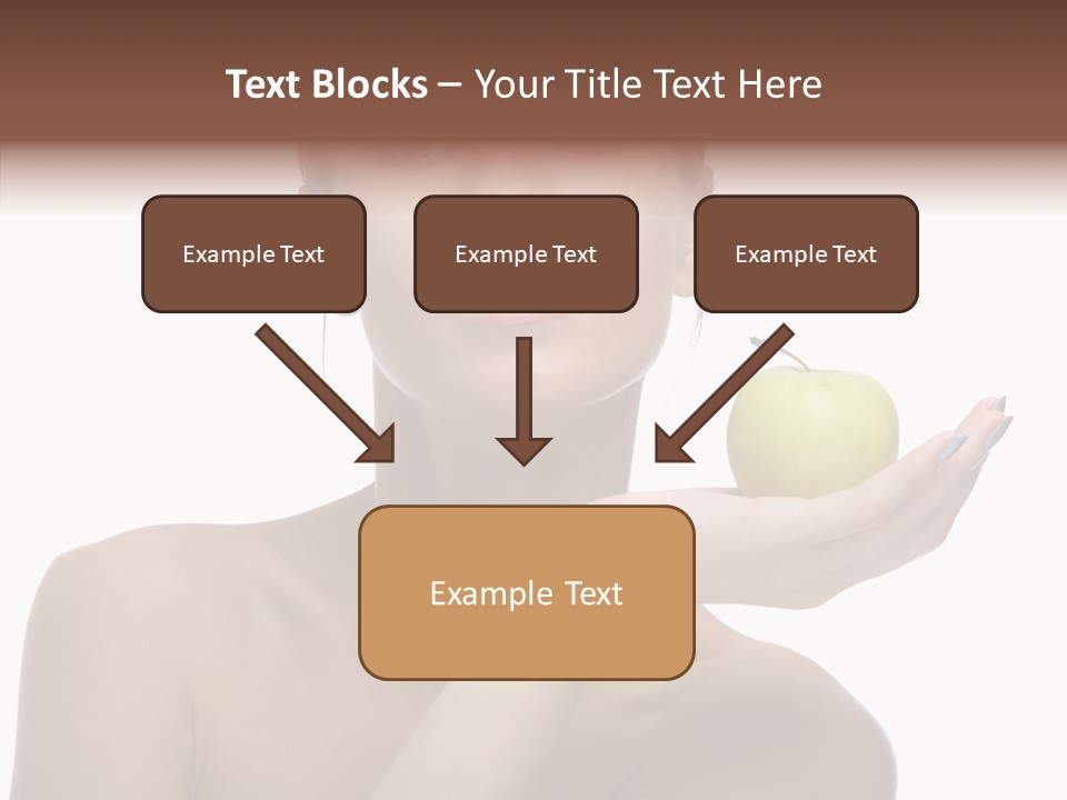 Hair Apple Blue PowerPoint Template