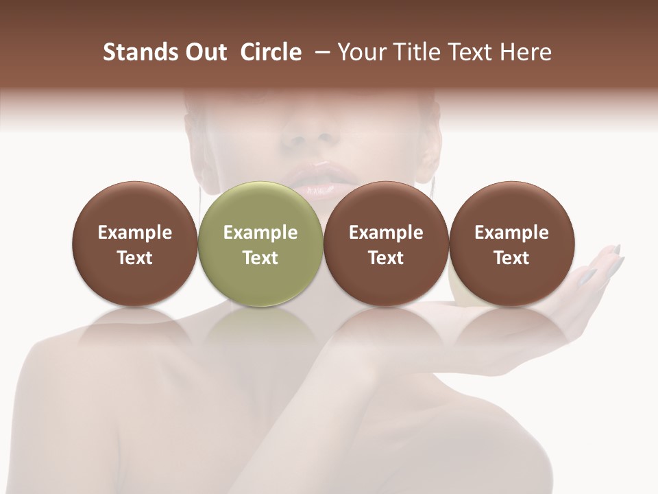 Hair Apple Blue PowerPoint Template