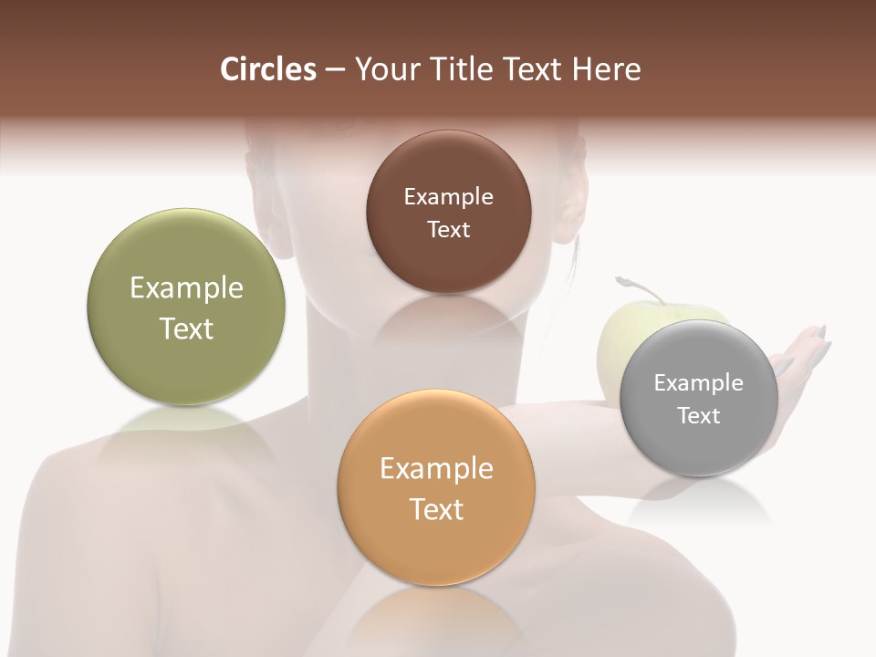 Hair Apple Blue PowerPoint Template