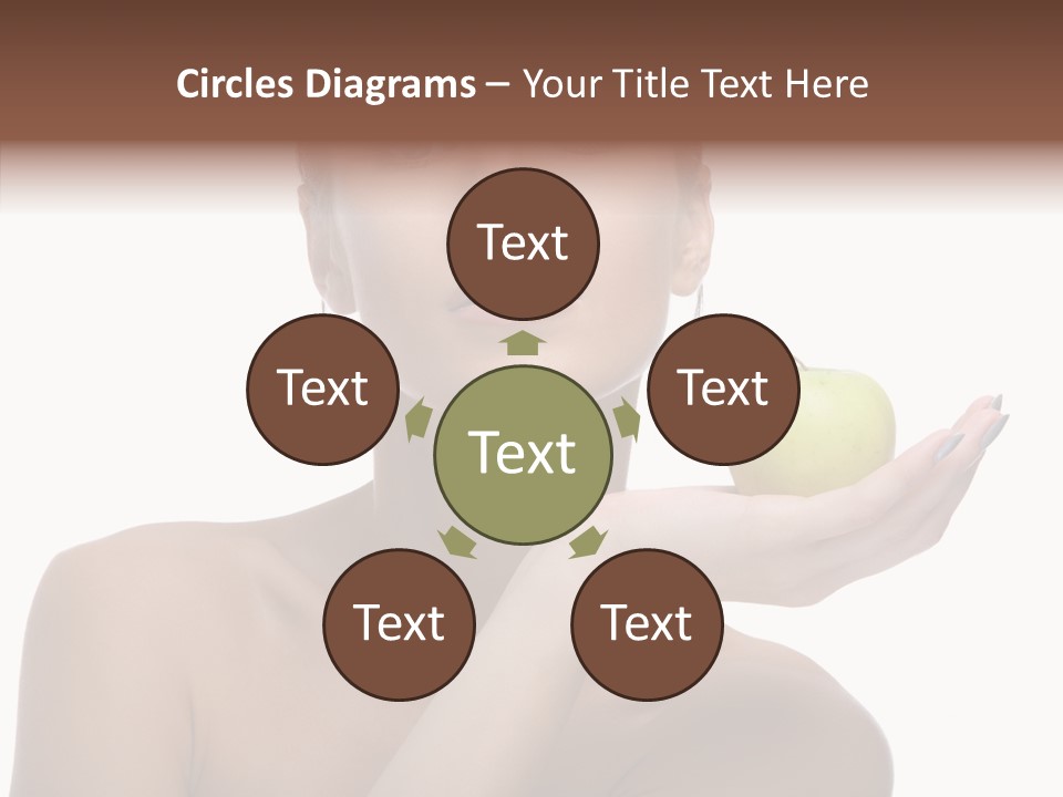 Hair Apple Blue PowerPoint Template